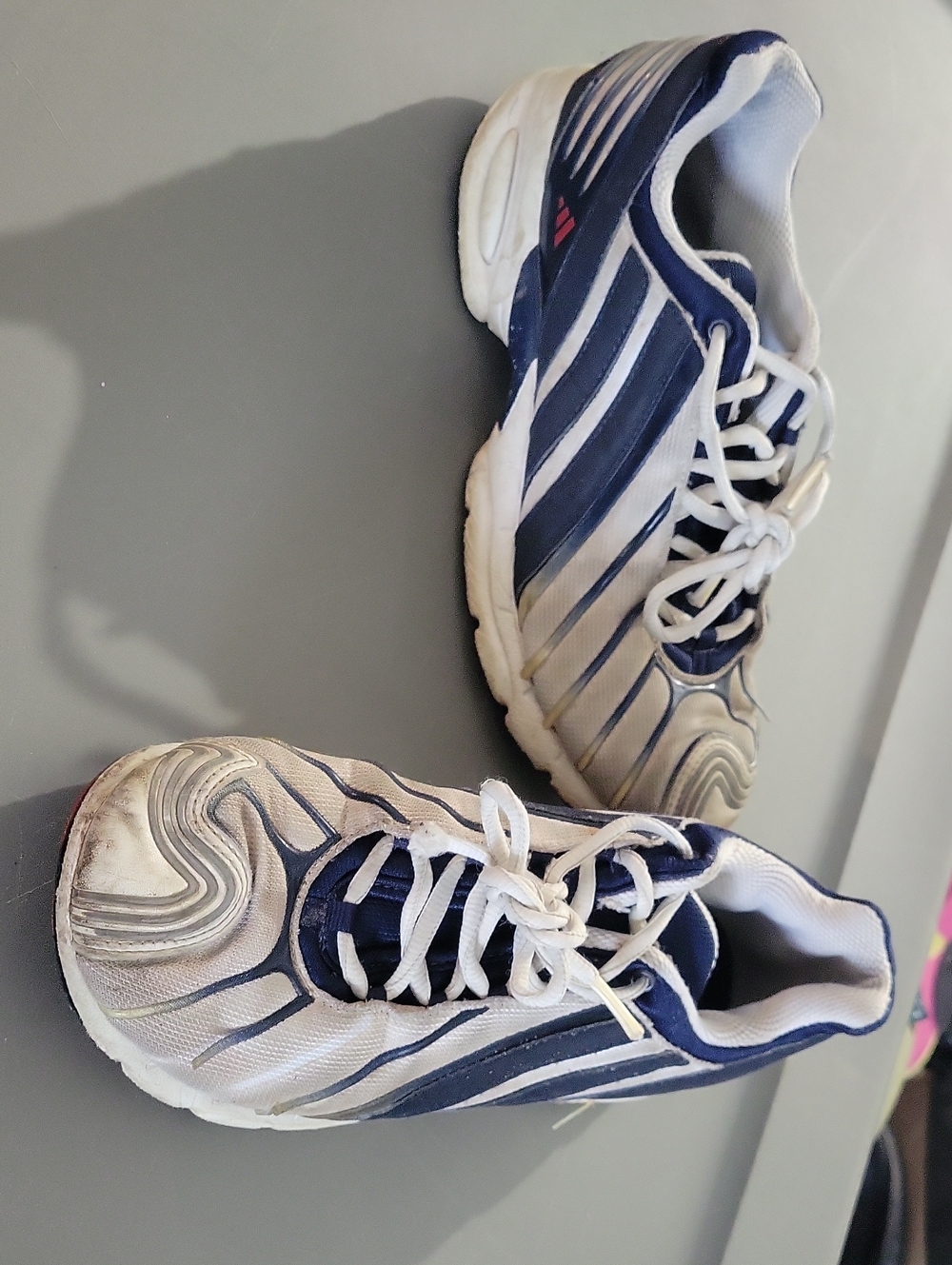 adidas Kids Navy and White Sneakers